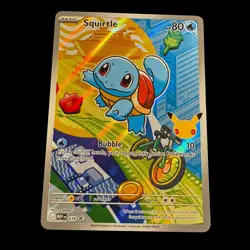 Squirtle 039 - Black Star Promo - First Partner Illustration Rare pokemon NM/M - Image 1