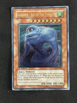 Cloudian - Eye Of The Typhoon GLAS-EN005 1st Edition Ultimate Rare NM/VLP YuGiOh - Image 1