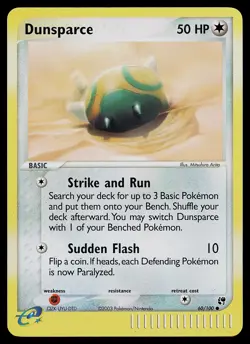 Pokemon Card - Dunsparce Sandstorm 60/100 Common Reverse Holo - Image 1