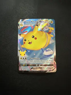 Pokemon Flying Pikachu VMAX Celebrations Full Art Ultra Rare Holo Card 007/025 - Image 1