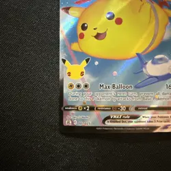 Pokemon Flying Pikachu VMAX Celebrations Full Art Ultra Rare Holo Card 007/025 - Image 5