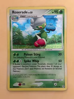 Roserade~HP~Cute Pokemon Card~ Botanical Garden Gallery ~Nature - Image 1