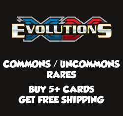 Pokemon TCG XY Evolutions Singles LP-MP Choose Your Card - Image 1