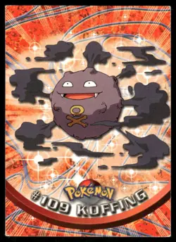 Pokemon Cards Koffing #109 Topps Trading Cards Series 2 LP *3 - Image 1