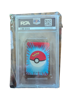 Rare Bicycle Pokemon Poliwrath Mini Playing Card PSA 9 - Image 2