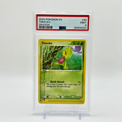 PSA 9 - Treecko - 80/97 EX Dragon - Pokemon Card TCG - MINT - Image 1