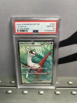 Pokemon 2024 Latias EX Ultra Rare Surging Sparks PSA 10 ***READ*** - Image 1