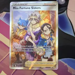 Pokemon Card Miss Fortune Sisters 194/196 Lost Origin Trainer Rare - Image 1