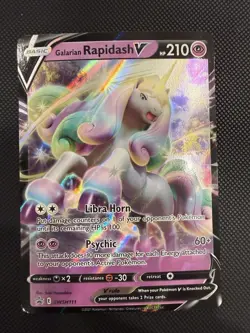 Galarian Rapidash V SWSH111 SWSH: Sword & Shield Promo Cards Holo - Image 1