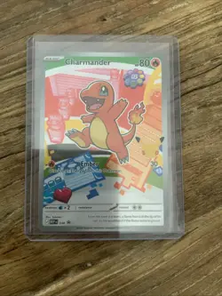 Pokemon Series 1 Charmander Full Art 30th Anniversary Promo Card - Image 1