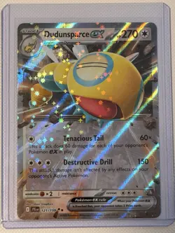 Pokemon TCG Dundunsparce EX Double Rare Holo Card 121/159 Journey Together NM - Image 1