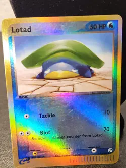 Lotad card 2003 Pokemon EX Sandstorm Reverse Holo E Series Trade Collect Tcg - Image 3