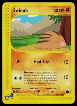 Pokemon Card - Swinub Skyridge 108/144 Common - Image 1