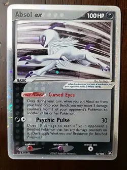 LP! Absol ex - 92/108 - Pokemon TCG - Power Keepers Ultra Rare SWIRL - Image 1