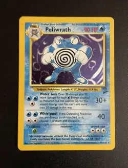 Poliwrath | 15/130 | Base Set 2 | Holo | Pokemon Card | MP - Image 1