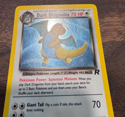 Vintage Dark Dragonite 5/82 Team Rocket Holo base set 1999 Pokemon Card ungraded - Image 2