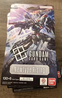 Gundam Card Game - GD01 (Newtype Rising) - Eng. - Sleeved Booster - Image 1
