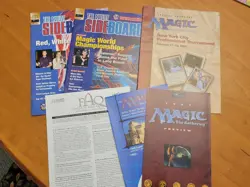 2 Issues of The Duelist Sideboard 1996 and Magic The Gathering Misc - Image 1