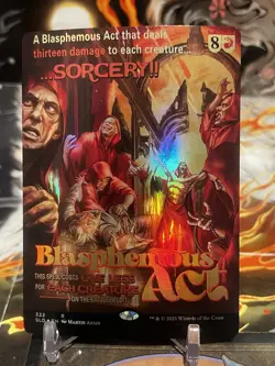 MTG | Blasphemous Act (Borderless) [Secret Lair] ✨FOIL✨ - Image 1