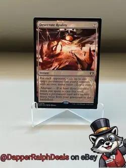 Desecrate Reality Commander Masters Regular Magic The Gathering - Image 1