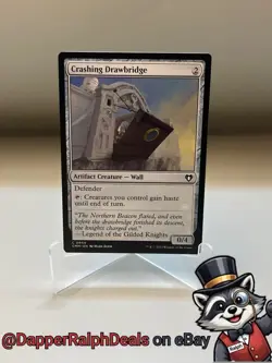 Crashing Drawbridge Commander Masters Regular Magic The Gathering - Image 1