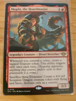 MTG Magda, the Hoardmaster 0133 Outlaws of Thunder Junction M/NM Free UK P&P - Image 1