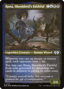 Rona, Sheoldred's Faithful (Foil Etched) [Multiverse Legends] Magic MTG - Image 1