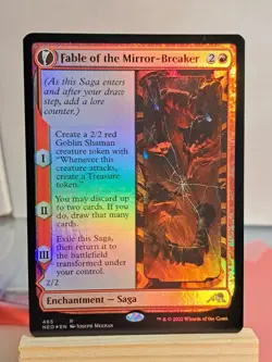 Fable of the Mirror-Breaker (Extended Art) Kamigawa: Neon Dynasty Foil - Image 1