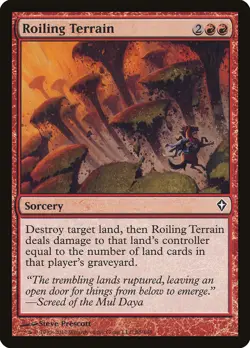 Roiling Terrain [Worldwake] Magic MTG - Image 1