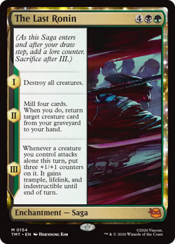 The Last Ronin (FOIL) x1 - MTG Teenage Mutant Ninja Turtles TMT #154 - Image 1