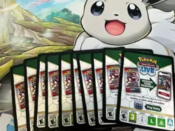 TCG Live 10 Paldea Evolved Code Cards Pokemon TCG Online Messaged - Image 2