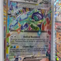 Pokemon Terapagos EX Tera Holo Card English Standard - Image 1