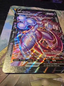 Mewtwo V Union SWSH161 Pokemon TCG OVERSIZED CARD - Image 2