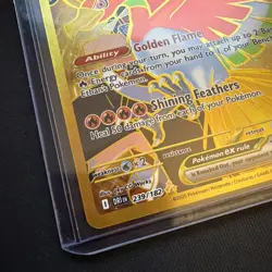 Pokemon Destined Rivals Ethan's Ho-Oh EX Full Art Holo 239/182 - Image 3