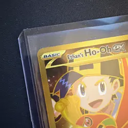 Pokemon Destined Rivals Ethan's Ho-Oh EX Full Art Holo 239/182 - Image 5