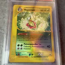 Pokemon Meganium 18 Rev. Foil Expedition 2002 - GEM MINT 10 - Image 3