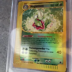 Pokemon Meganium 18 Rev. Foil Expedition 2002 - GEM MINT 10 - Image 5