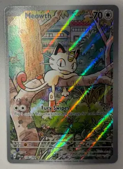 Pokemon Meowth 106/094 Illustration Rare IR Phantasmal Flames 2025 NM+ - Image 3