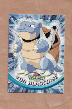 1999 Topps Pokemon TV Animation #09 Blastoise - Series 1 - EX - Image 1