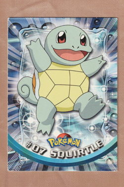 Pokemon Topps Squirtle #07 TV Animation Edition Series 1 - Image 1