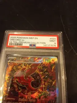Oricorio ex 024 Me: Mega Evolution Promo Holo Graded Pokemon Slab Psa 9 - Image 2
