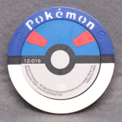 Luxio Pokemon Battrio Coin 12-016 2010 Vintage Gamefreak Nintendo Japanese F/S - Image 2