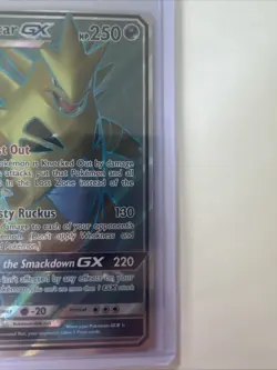 Tyranitar GX - 203/214 - Pokemon Lost Thunder Sun & Moon Full Art NM Ungraded - Image 2