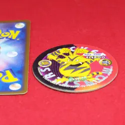 Electabuzz Pokemon Maru Menko No.125 Nintendo Amada Vintage Rare Japanese F/S - Image 3