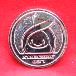 Budew Pokemon Coin Battle Medal Silver 037 Japanese Nintendo Japan F/S - Image 1