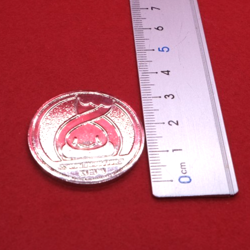 Budew Pokemon Coin Battle Medal Silver 037 Japanese Nintendo Japan F/S - Image 3