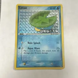 Pokemon Lotad EX Deoxys 63/107 50 HP Reverse Holo Common Basic English 2005 - Image 1