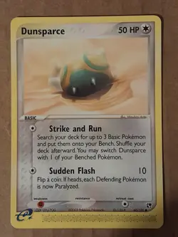Pokemon Dunsparce 66/100 Ex Sandstorm NM See Picture - Image 1
