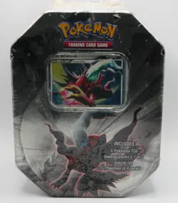 (500871) POKEMON DRAKRAI LV.X 2009 Factory Sealed Collector Tin - VIEW IMAGES - Image 1