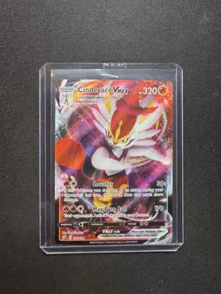 Pokemon Sword Shield Rebel Clash CINDERACE VMAX Ultra Rare #036/192 - Image 1